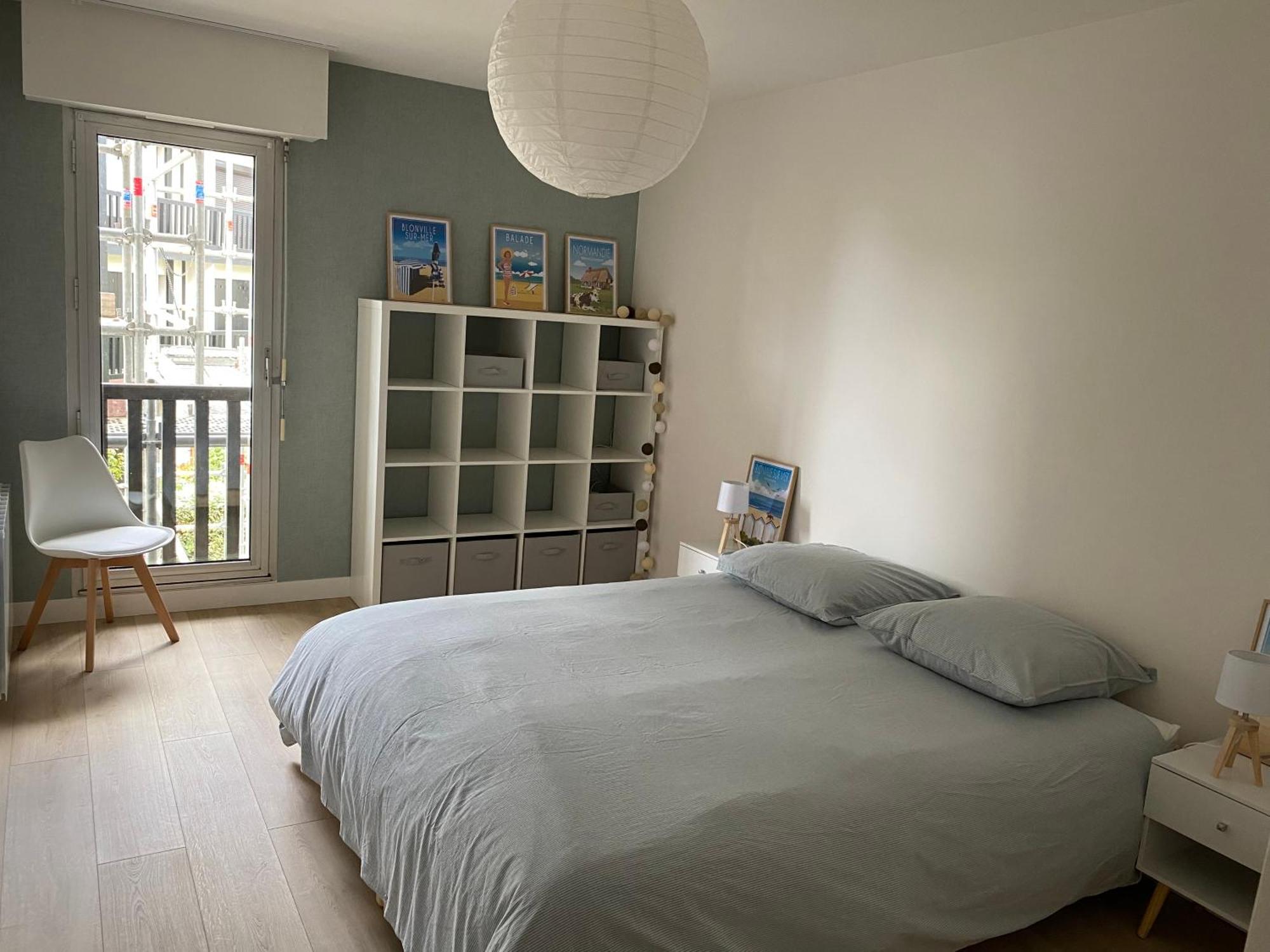 Appartement 65M2 Avec Balcon Vues Partielles Mer A 150M De La Plage Et Centre, Wifi Et Parking Prive Блонвил-сюр-Мер Екстериор снимка